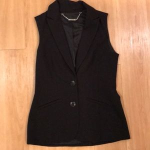 LIKE NEW Trina Turk Black Vest